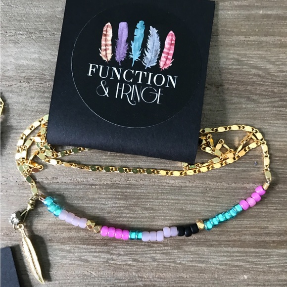 Convertible seed bead bracelet/nexklace - Picture 4 of 5